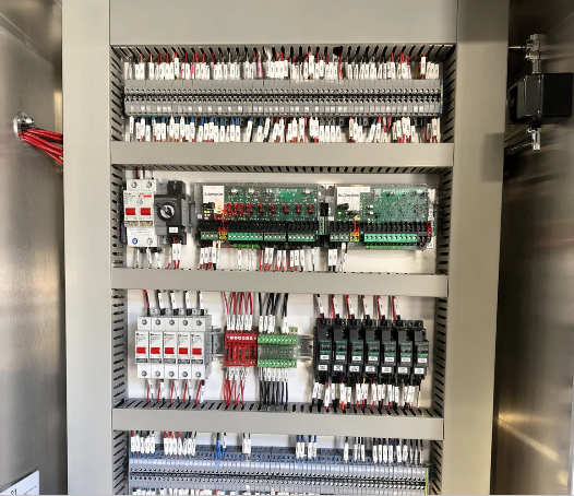 Custom SDP control panel wiring and terminals