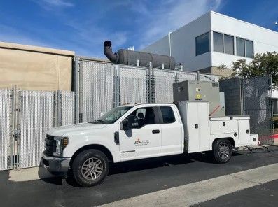 SDP service truck on site