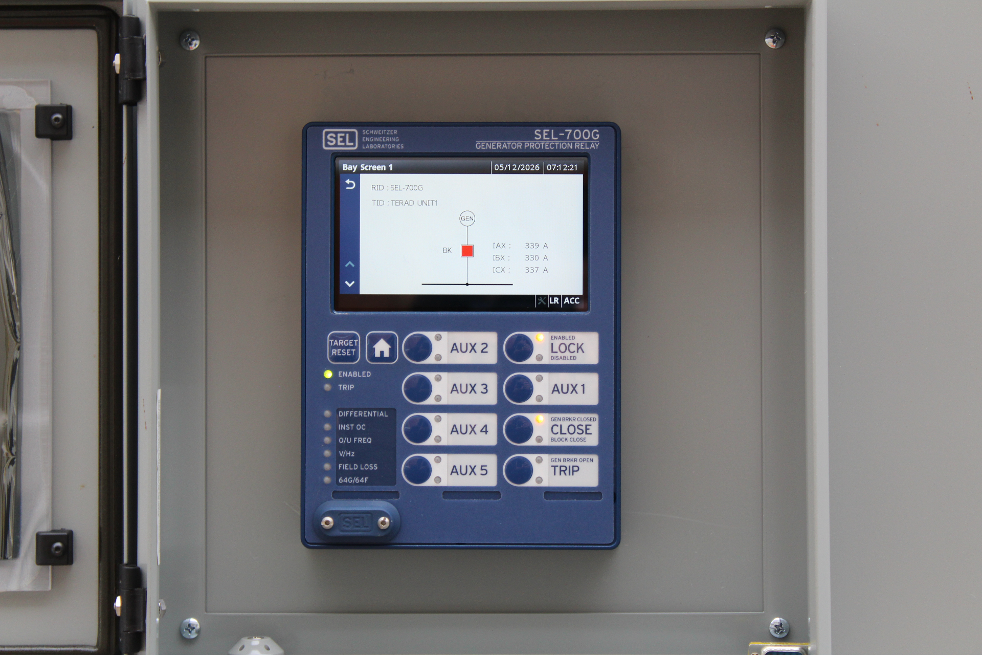 Six SEL-700G Protective Relays - New Install
